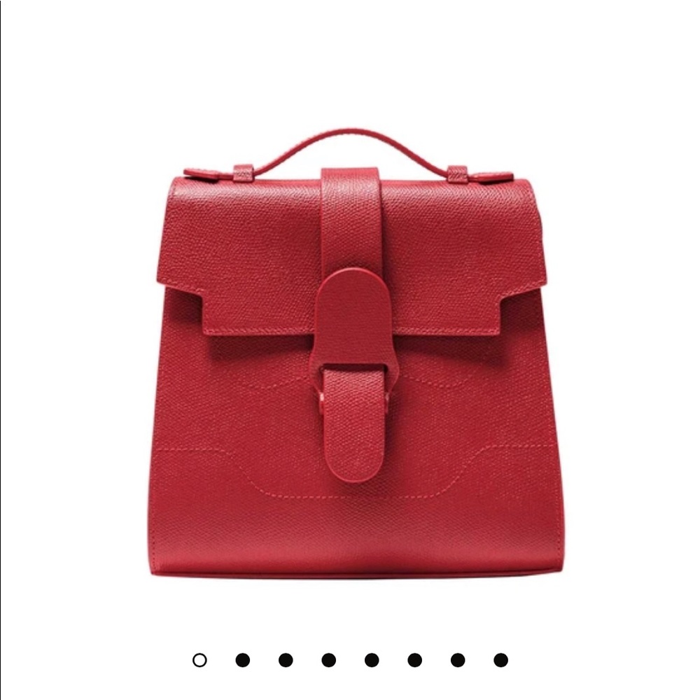 Senreve Alunna Convertible Backpack, Scarlet! It comes with strap as shown